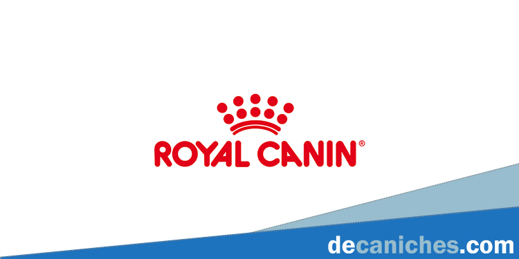 Logotipo de la marca de piensos Royal Canin. Marca considerada como una de las mejores marcas de pienso para perros.