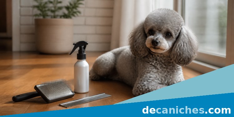 Herramientas para desenredar el pelo del caniche herramientas para cuidar el pelo rizado de un caniche