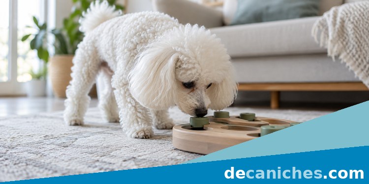 juegos de olfato para caniche toy en casa